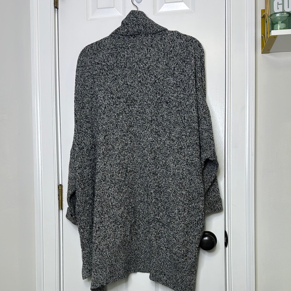 Style & Co Gray Shawl Collar Long Cardigan - Picture 4 of 6